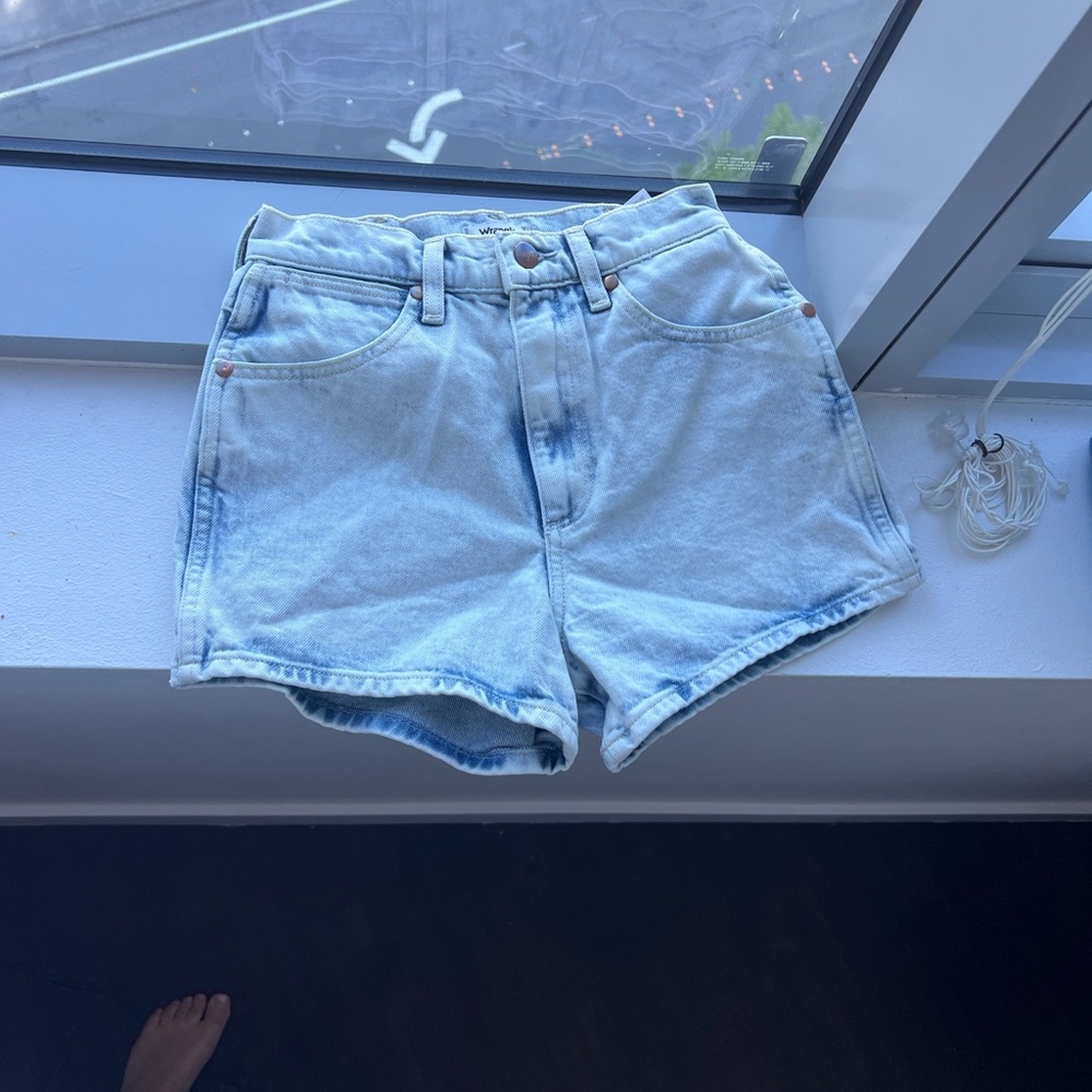 Wrangler Light Wash Jean Shorts